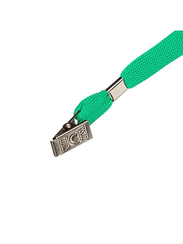 Бейдж 120х87мм металл зажим/тесьма зел.(10шт.) 1065ГК-108