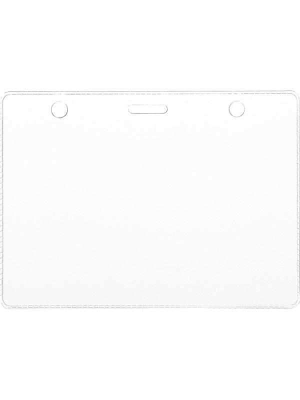 Бейдж 120х87мм металл зажим/тесьма син.(10шт.) 1065ГК-101