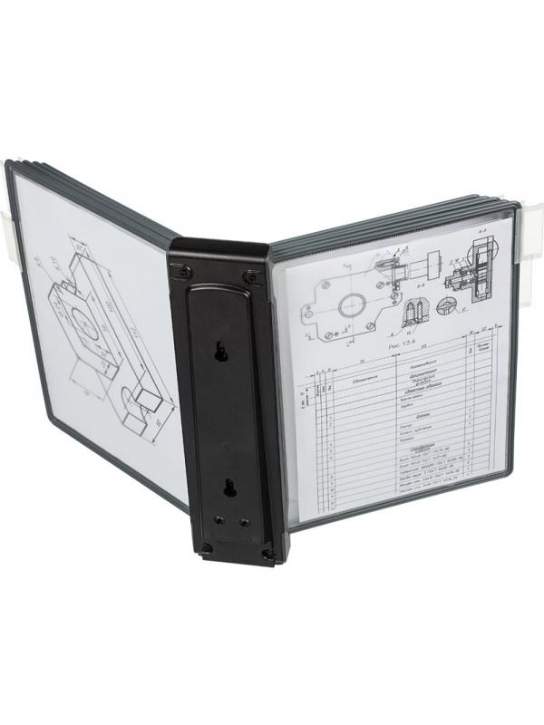 Демосистема настенная Promega office FDS006 10 пан., черный металл/пластик