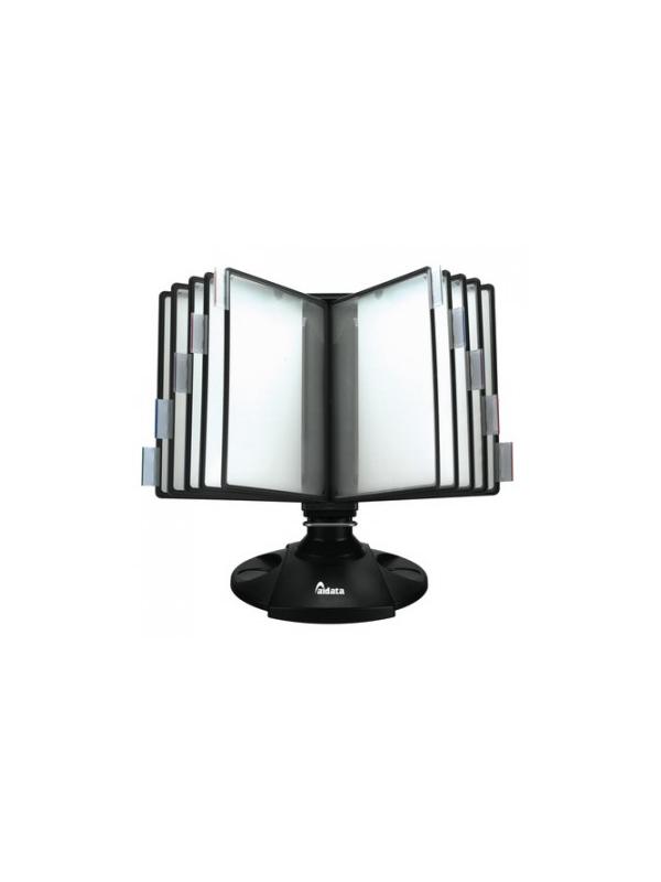 Демосистема настольная Promega office FDS008 вращ. пластик 10 пан.,черный