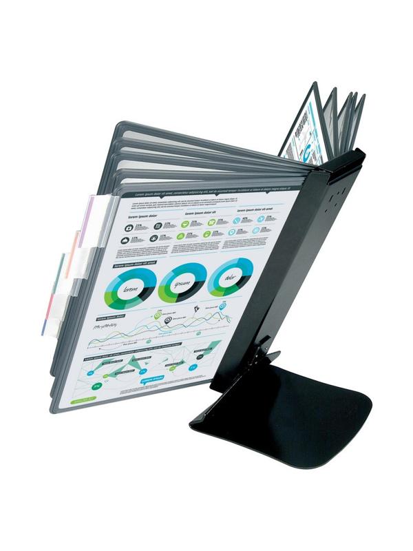 Демосистема настольная Promega office FDS016 метал. основа, 10 пан.,черный