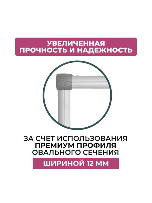 Доска магнитно-маркерная Attache Twist 100х120 лак вращ., на роликах Россия