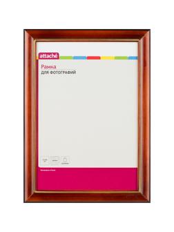 Рамка А4(21х30)ATTACHE коньяк+золото+лак,дер.багет