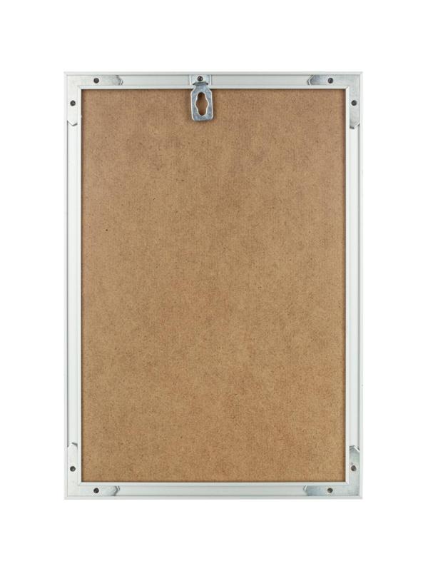 Рамка А4(21х30)ATTACHE серебро, алюминиевый багет,