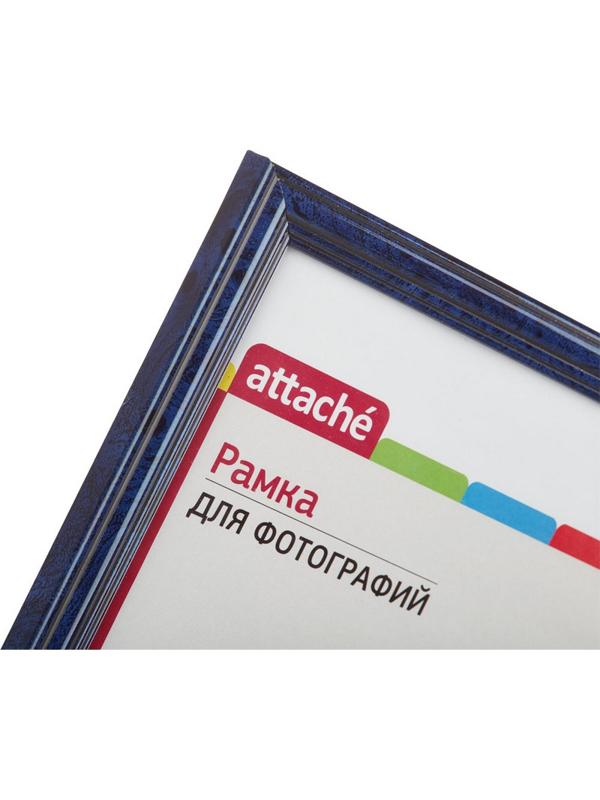Рамка А4(21х30)ATTACHE синяя, пластиковый багет, н