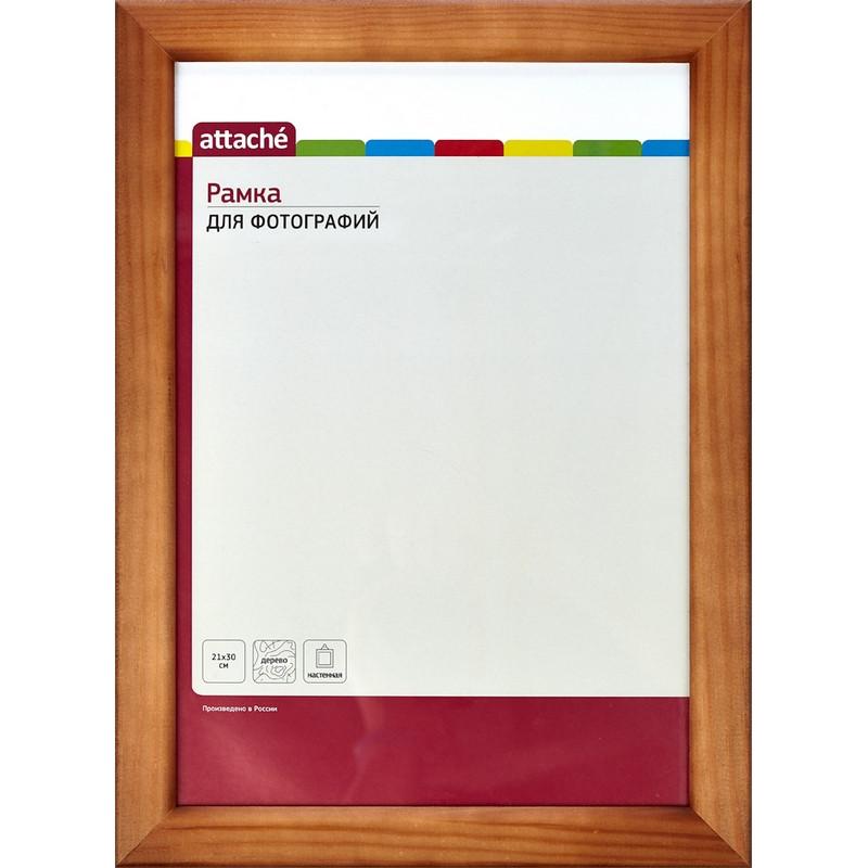 Рамка А4(21х30)ATTACHE темная сосна, деревянный ба