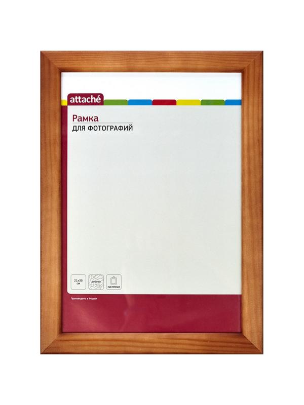 Рамка А4(21х30)ATTACHE темная сосна, деревянный ба