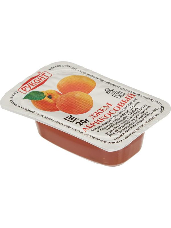 Джем Руконт порц. абрикос 20г/шт 20 шт/уп