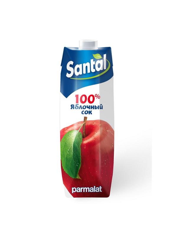 Сок SANTAL яблочный 1л