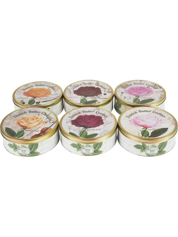 Печенье Bisquini Розы ж/б.400г