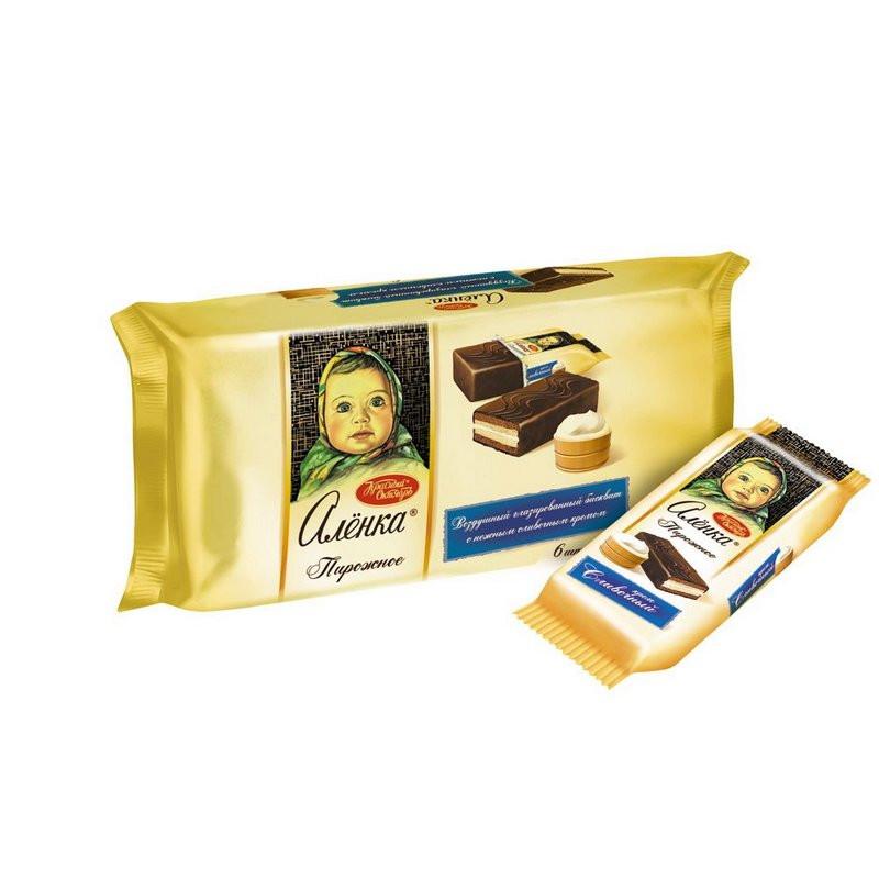 Пирожное Аленка сливочный крем 6 шт/240 г