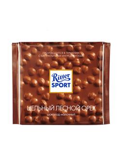 Шоколад Ritter Sport молочный с цельным лесным орехом 100 г