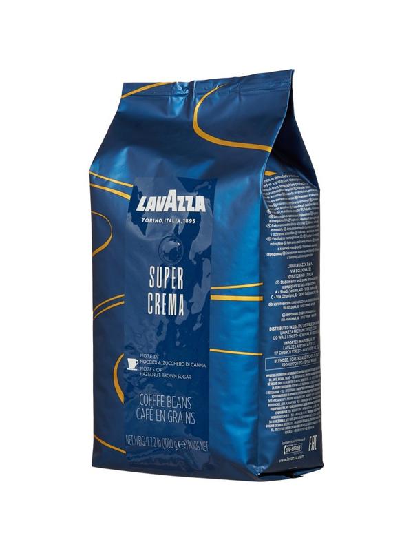 Кофе Lavazza Super Crema в зернах, 1 кг