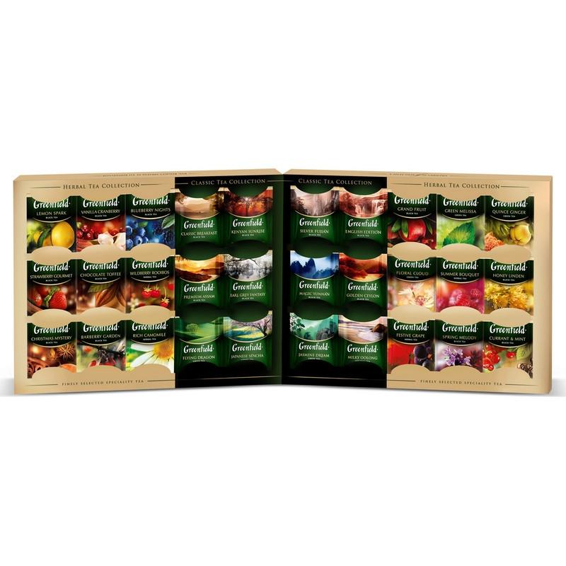 Чай Greenfield коллекция пакетированного чая 30 сортов/уп 1074-08-2