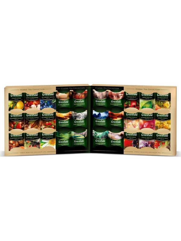 Чай Greenfield коллекция пакетированного чая 30 сортов/уп 1074-08-2