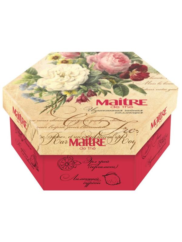 Чай Maitre de  The Цветы  12 вкусов 60 пак./уп