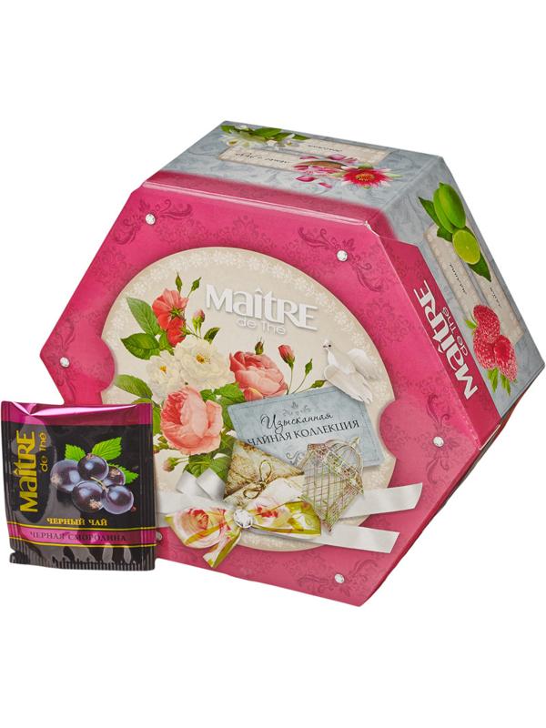Чай Maitre de  The Цветы  12 вкусов 60 пак./уп