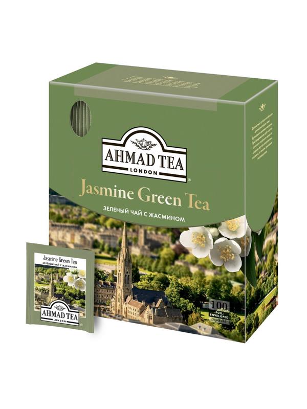 Чай Ahmad Green Jasmine Tea зеленый 100пак/уп 475-08