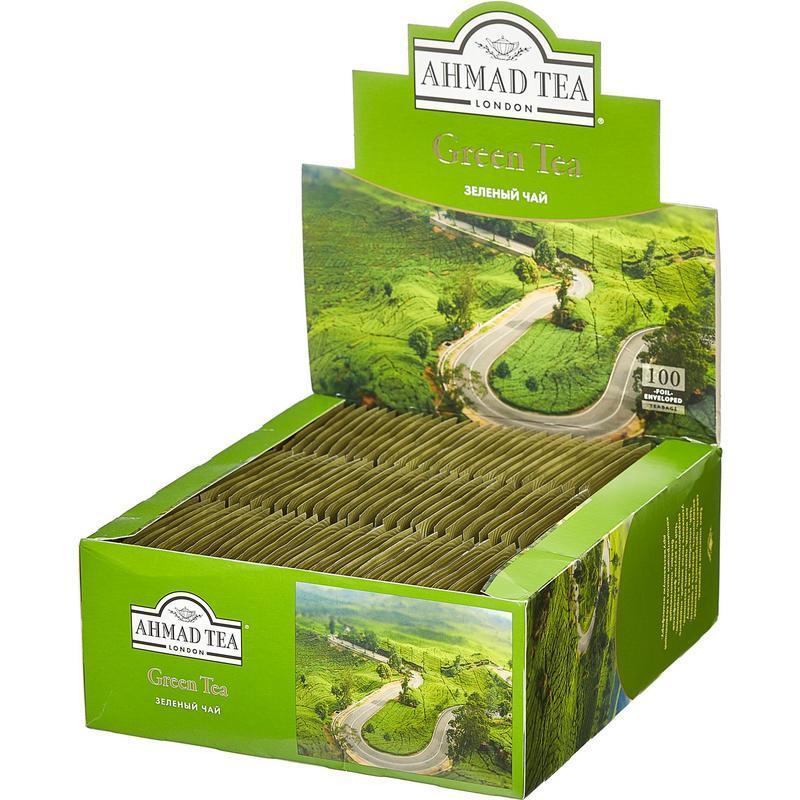 Чай Ahmad Green Tea зеленый 100пак/уп 478