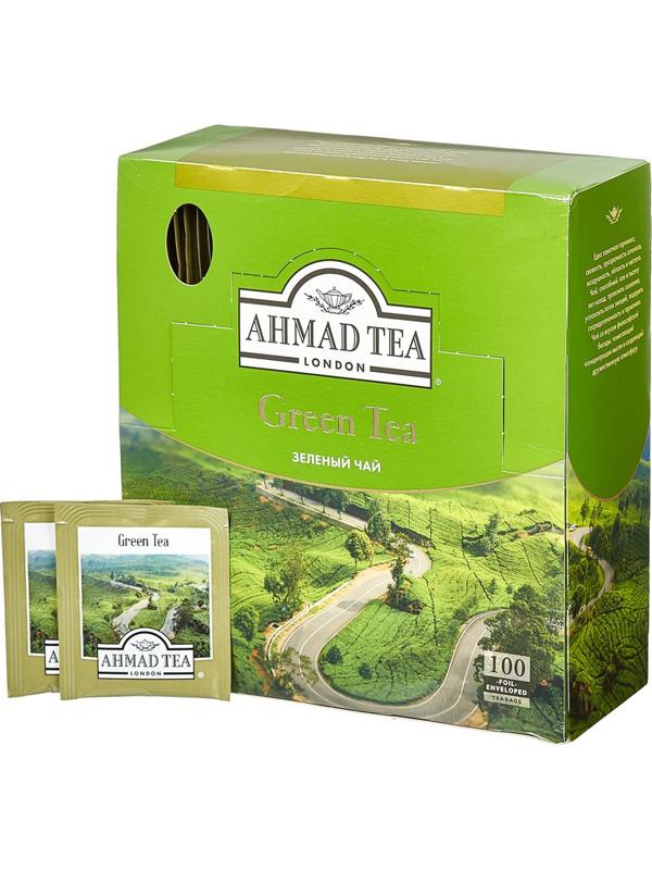 Чай Ahmad Green Tea зеленый 100пак/уп 478