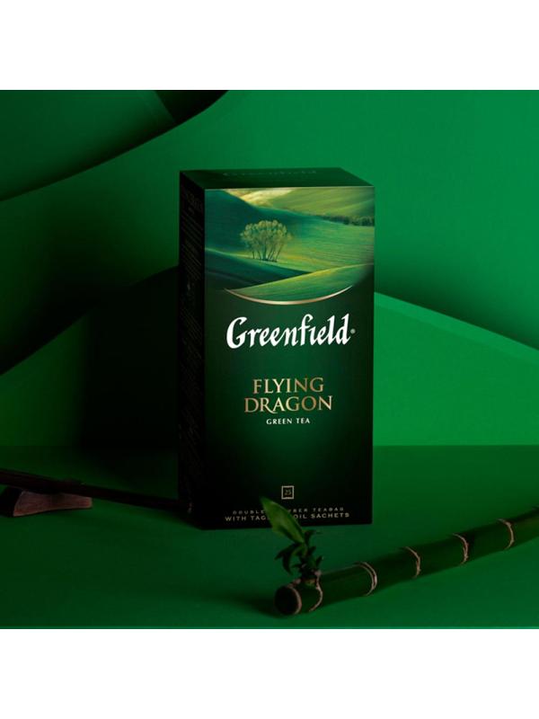 Чай Greenfield Flying Dragon зеленый фольгир.25пак/уп 0358-10