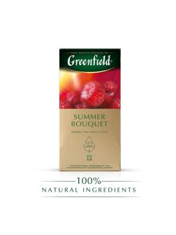 Чай Greenfield Summer Bouquet фруктовый фольгир.25пак/уп 0433-10