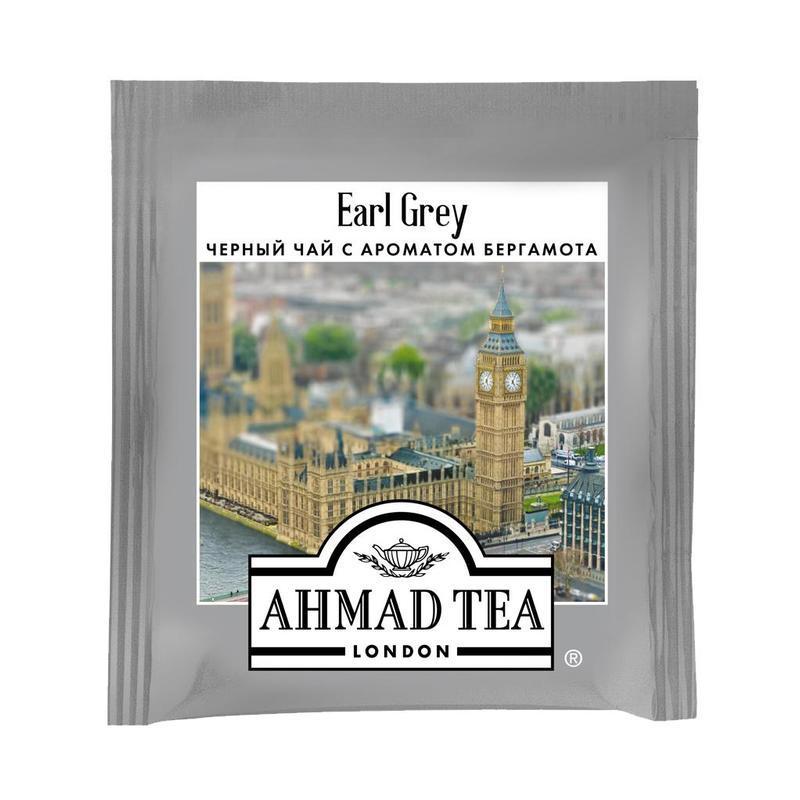Чай Ahmad Earl grey черный бергамот 100пак/уп 5951-08