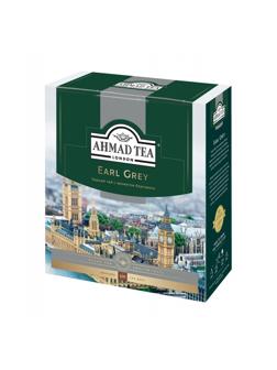 Чай Ahmad Earl grey черный бергамот 100пак/уп 5951-08