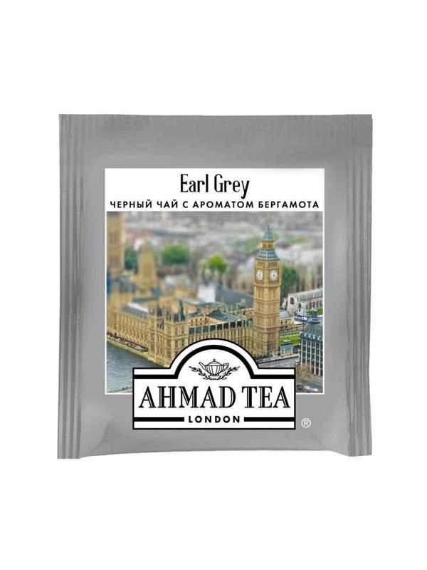 Чай Ahmad Earl grey черный бергамот 100пак/уп 5951-08