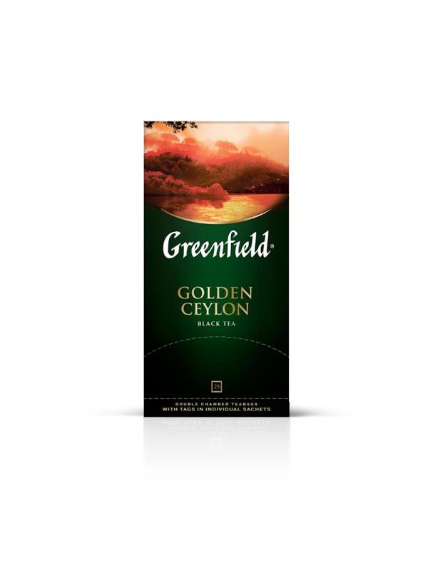 Чай Greenfield Golden Ceylon черный фольгир.25пак/уп 0352-10