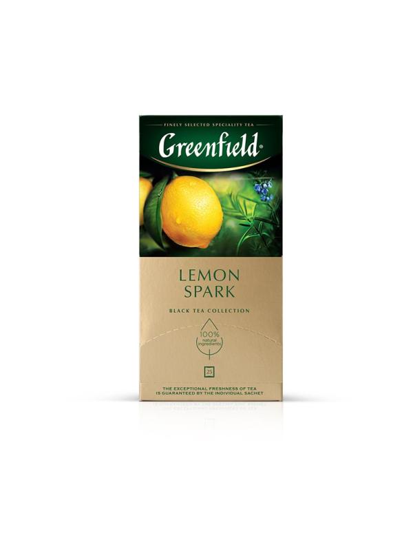 Чай Greenfield Lemon Spark черный фольгир.25пак/уп 0711-10