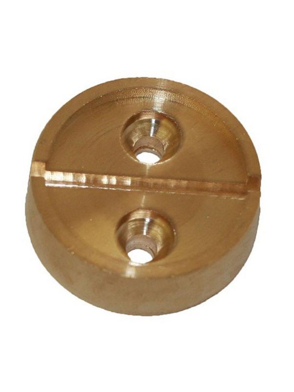 Опечатывающее устройство металл. на 1 печать, диаметр 29 мм, 2шт/уп, латунь