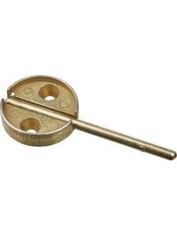 Опечатывающее устройство металлическая с флажком, диаметр 29 мм, дюраль