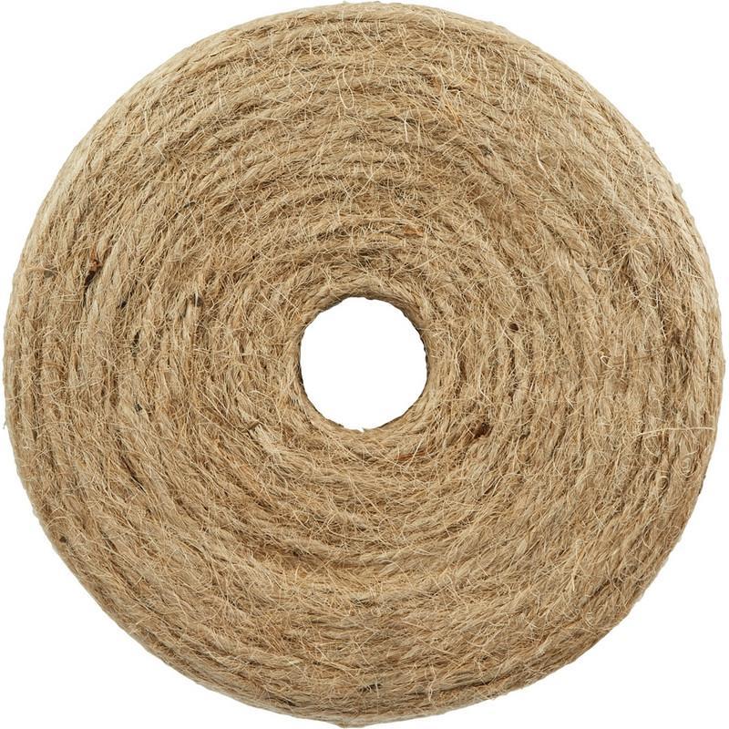 Шнур банковский джутовый, полиров., ~1,5 кг, диам 1,5 мм