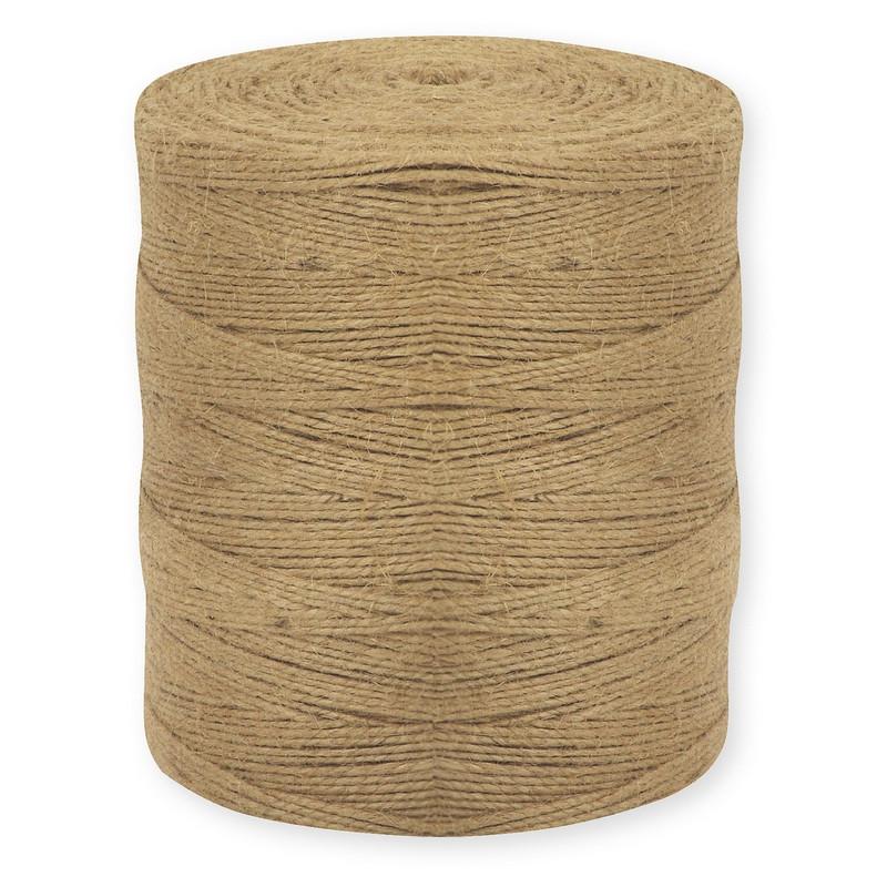 Шнур банковский джутовый, полиров., ~1,5 кг, диам 1,5 мм