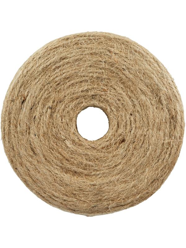 Шнур банковский джутовый, полиров., ~1,5 кг, диам 1,5 мм