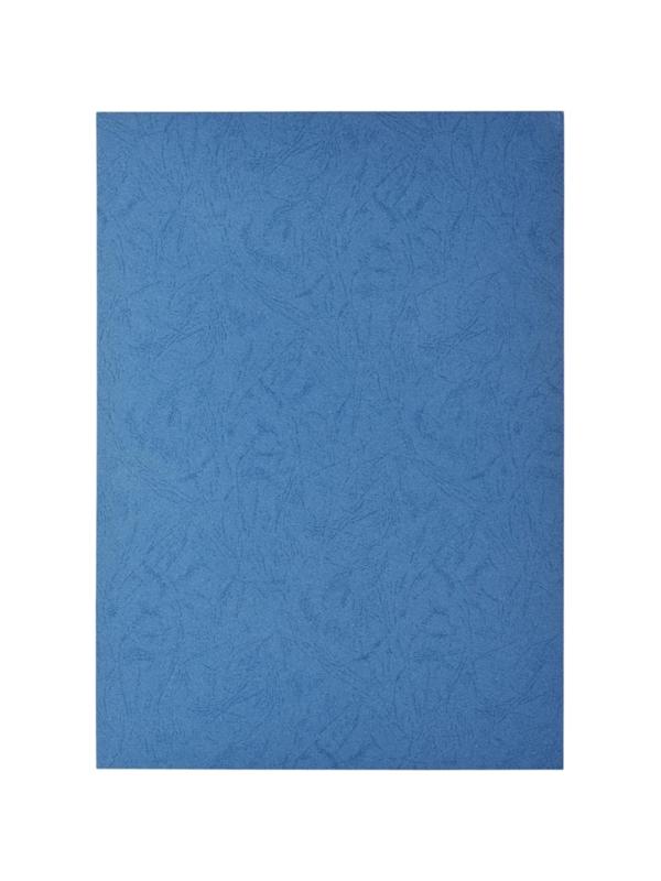 Обложки для переплета картонные Promega office син.кожаА3,230г/м2,100шт/уп.