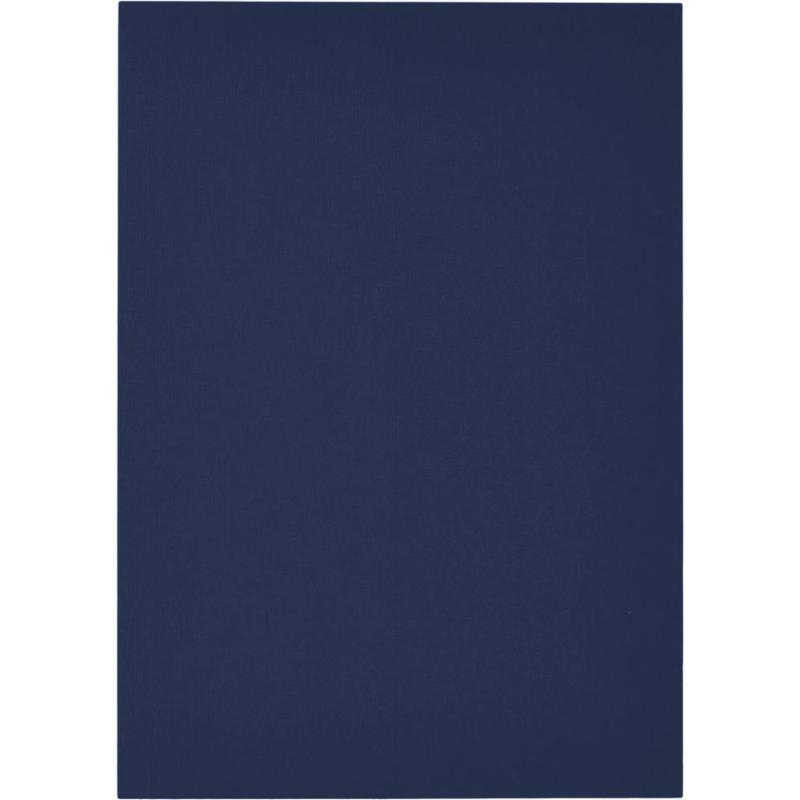 Обложки для переплета картонные Promega office син.ленA4,250г/м2,100шт/уп.