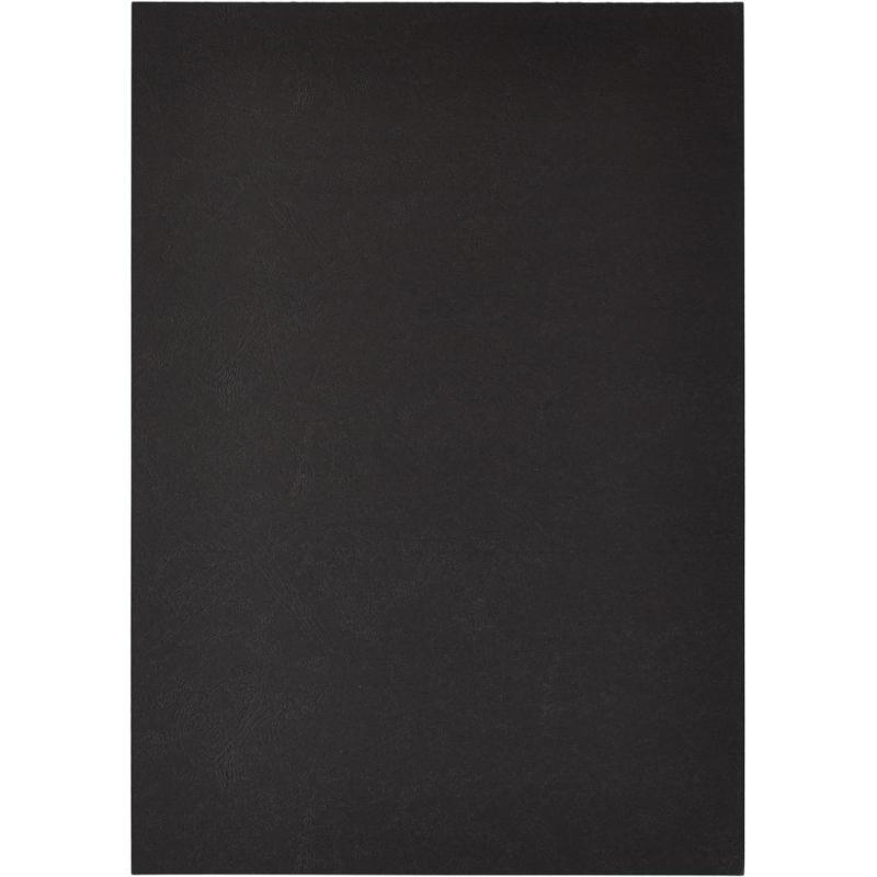 Обложки для переплета картонные Promega office чер.кожаА3,230г/м2,100шт/уп.