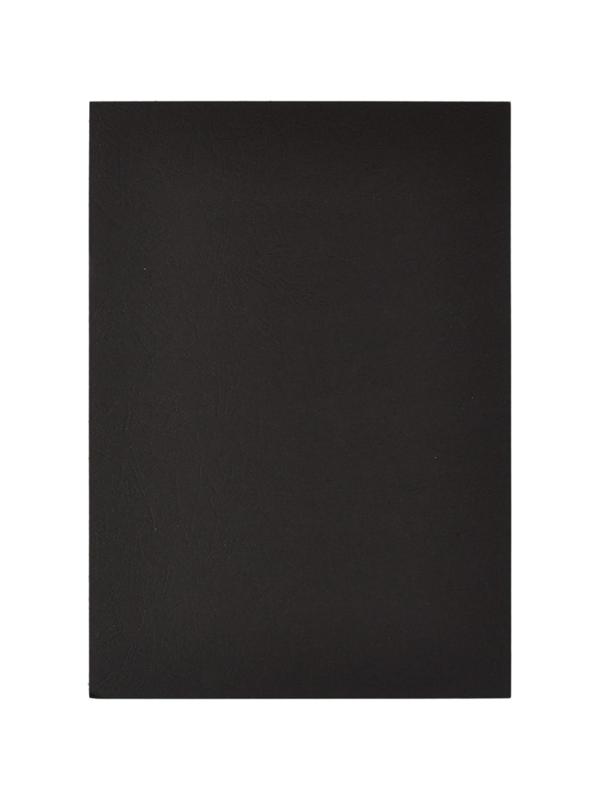 Обложки для переплета картонные Promega office чер.кожаА4,230г/м2,100шт/уп.