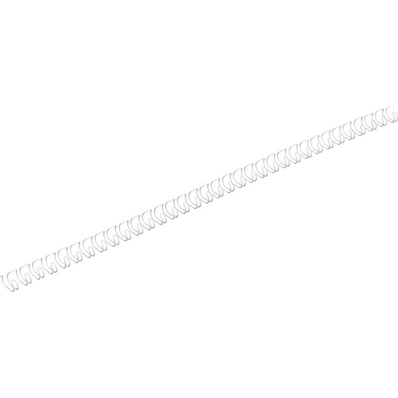 Пружины для переплета металлические Promega office 6,4мм белые 100шт/уп.