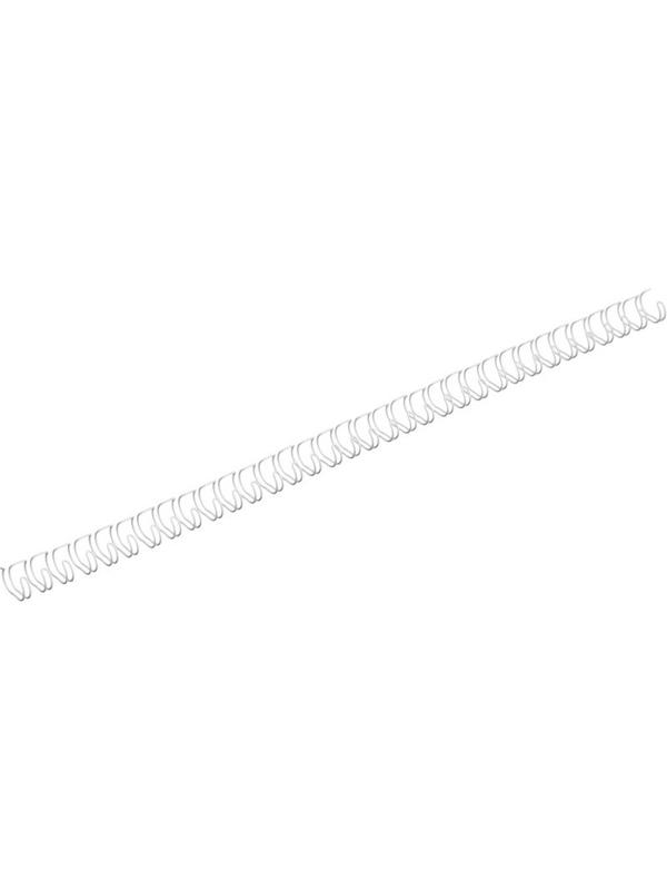 Пружины для переплета металлические Promega office 7,9мм белые 100шт/уп.