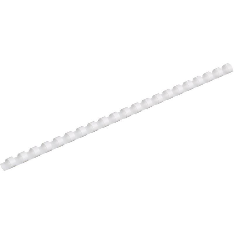 Пружины для переплета пластиковые Promega office 10мм белые 100шт/уп.