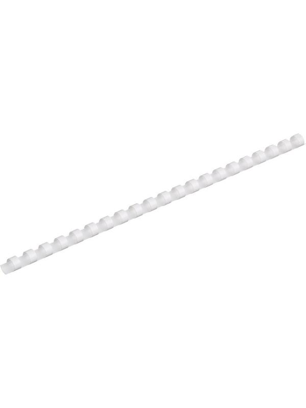 Пружины для переплета пластиковые Promega office 10мм белые 100шт/уп.