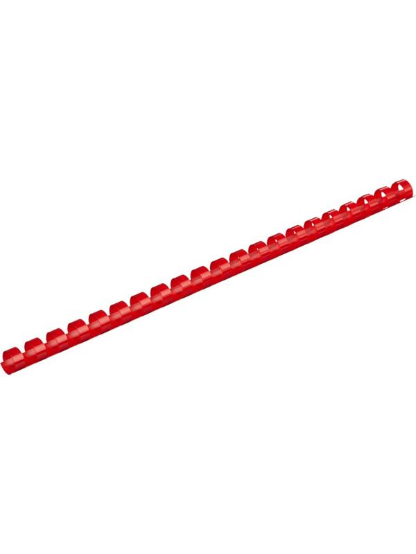 Пружины для переплета пластиковые Promega office 12мм крас. 100шт/уп.