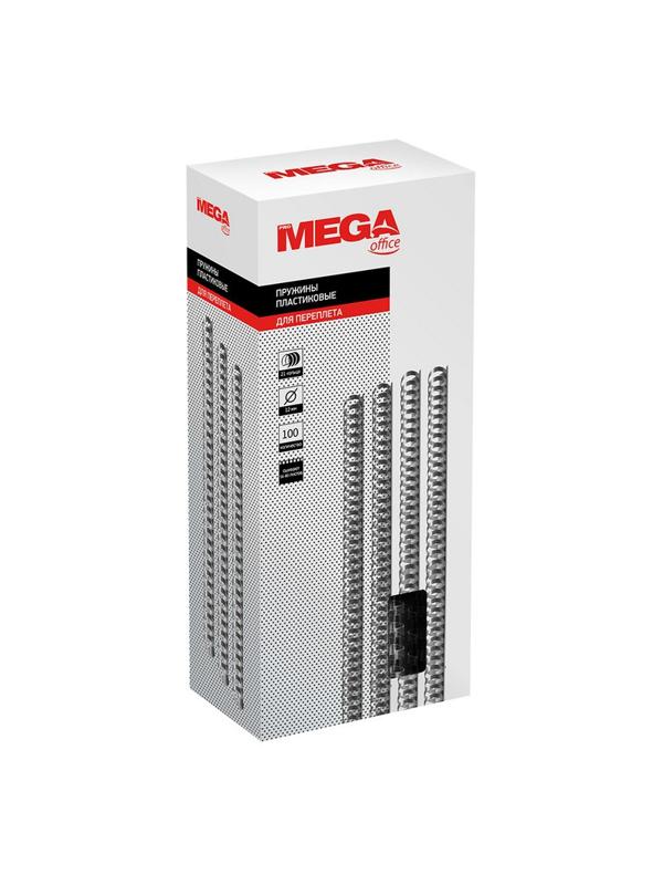 Пружины для переплета пластиковые Promega office 12мм прозр. 100шт/уп.