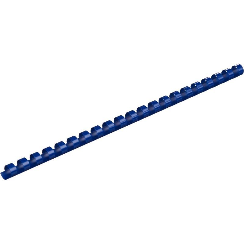 Пружины для переплета пластиковые Promega office 12мм синие 100шт/уп.