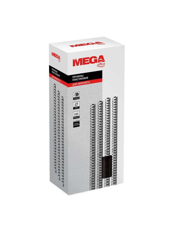 Пружины для переплета пластиковые Promega office 12мм черные 100шт/уп.