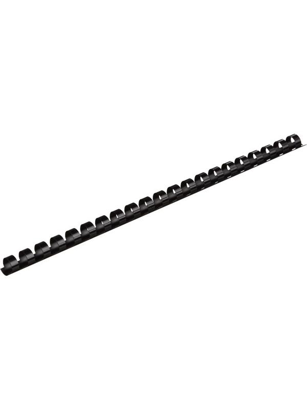 Пружины для переплета пластиковые Promega office 12мм черные 100шт/уп.