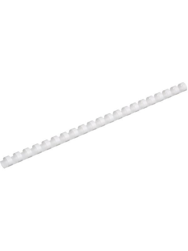 Пружины для переплета пластиковые Promega office 14мм белые 100шт/уп.